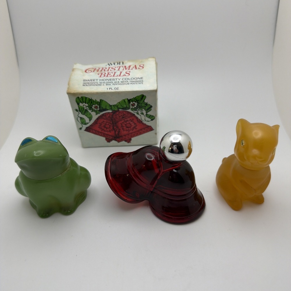 Avon Christmas Bells F & Field Flowers F & Emerald Prince Sweet Honesty Cologne